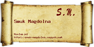 Smuk Magdolna névjegykártya